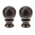thumbnail image 1 of 2 Pcs Lamp Finials Table Lamp Caps Knobs Lamp Shade Ball Finial Lamp Topper Knob, 1 of 9