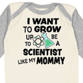 thumbnail image 4 of Inktastic I Want to Grow Up to Be a Scientist Like My Mommy Boys or Girls Long Sleeve Baby Bodysuit, 4 of 5