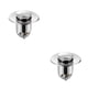 thumbnail image 4 of Ounissouiy Filtro de tapón de fregadero, accesorio de repuesto, tapón de filtración, filtros de lavabo Tipo 1 2Conjunto, 4 of 6
