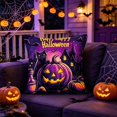thumbnail image 3 of Lzobxe Halloween Pillow Covers, Wrinkle and Fade Resistant Throw Pillow Cases, Soft Fall Decorative Cushion Covers for Bedroom, Living Room, Sofa, 3 of 5