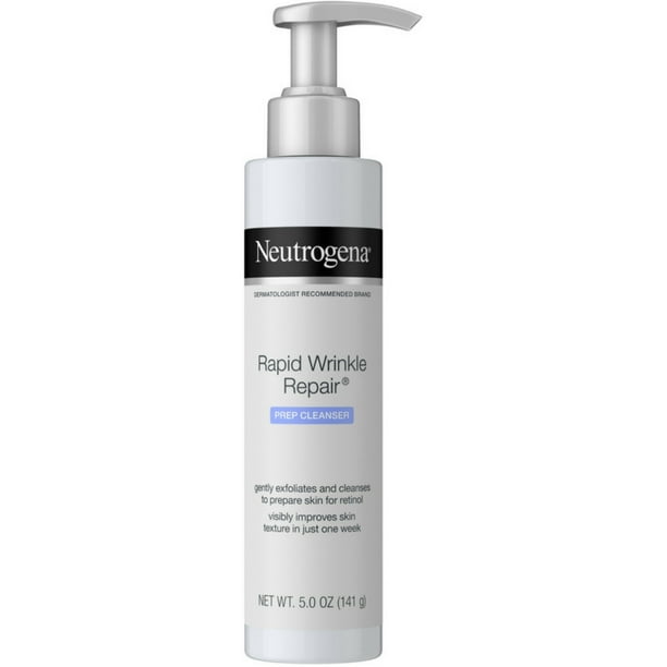 Neutrogena Repair AntiWrinkle Retinol Prep Facial Cream Cleanser