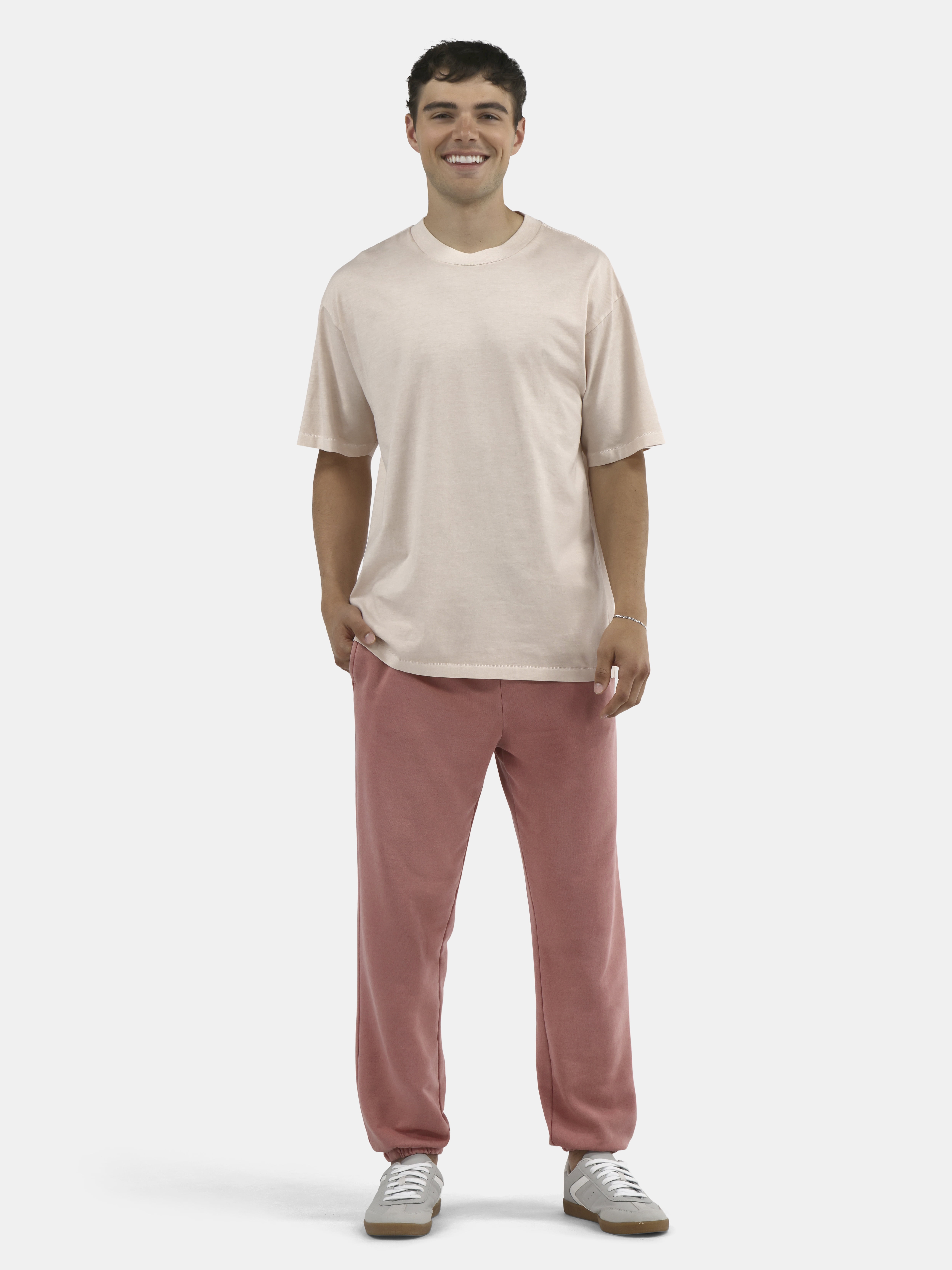 No Boundaries All Gender Soft Fleece Jogger Pants, 30" Inseam, Men's and Big Men's