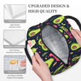 thumbnail image 3 of Fotbe Avocado Love Pattern Lunch Bag, Insulated Lunch Box, Small Leakproof Cooler Food Lunch Containers Reusable High Capacity Lunch Tote Bags for Work, Travel, Outdoor, 3 of 6