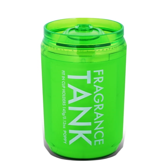 Diax Fragrance Tank 145g Green Soda Can Cup Holder Style Room / Car Air Freshener with Pop Cider Scent