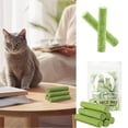 thumbnail image 4 of Chew Sticks for indoor Cats, 10-Pack Freeze-Dried Cat Grass Sticks, Cat dental Chew with Catnip for Teeth Cleaning, Hairball Relief & Feline dental Health, 4 of 9
