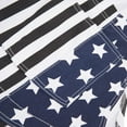 thumbnail image 4 of Generic Salopettes en Denim Sans Manches Drapeau Américain pour Femmes, Bretelles Réglables, Poche, 4 of 5