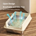 thumbnail image 5 of XL Stainless Steel Sifting Cat Litter Box with High Sides and Odor Control, 5 of 9