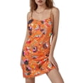 thumbnail image 2 of LMLYSoH Women Sling Dress, Sleeveless Backless Sequined Flower Club Party One-Piece Dress, 2 of 9