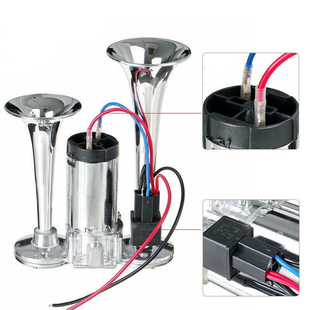 Air Train Horn Kit for Truck Car Super Loud 12V Electric Trains Horns