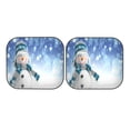 thumbnail image 7 of Naloa Christmas Snowman In The Snow 2 Piece Foldable Car Sun Shades, Car Windshield Sunshade, Front Window Sunshade for Car, Truck, SUV - Large, 7 of 7