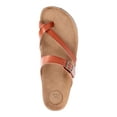 thumbnail image 4 of Time and Tru Women's Asymmetric Strap Footbed Sandals, Wide Width Available, 4 of 6