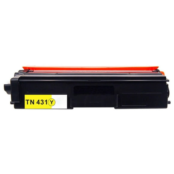 Compatible TN431Y Yellow Toner Cartridge 1800 Pages for Brother HL-L8260CDW,HL-L8360CDW,HL-L8360CDWT/ MFC-L8610CDW, MFC-L8900CDW - Economical Box