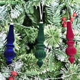 thumbnail image 6 of Velvet Christmas Balls 6Pcs Flocked Christmas Tree Ball Ornaments Plastic Balls Xmas Decorative Hanging Ornaments Christmas Tree Decoration, 6 of 7