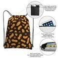 thumbnail image 3 of Naloa Peanuts5 Drawstring Backpack String Bag Cinch Water Resistant for Gym Shopping Sport Yoga, 3 of 6