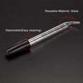 thumbnail image 3 of Uxcell Eye Dropper, 1pcs 1ml Glass Bent Tip Dropper with Rubber Bulb Tube for Transfer Liquids, Clear, 3 of 7