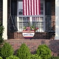 thumbnail image 6 of 4th of July Welcome Door Sign,America Patriotic Sign for Front Door Decor,Independence Day Decor Doorplate Round Wood Hang American Patriotic for Front Door Porch Wall Window Memorial Day Decor, 6 of 6