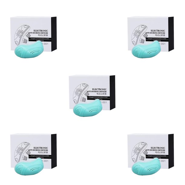 Dispositivo Antirronquidos Qarigey Carga USB Silicona ABS Azul Verde Blanco