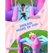 AirMyFun Bounce House Inflatable Bouncer for Kids Jumping Castle with Blower, Family Backyard Bouncy Castle for Backyard