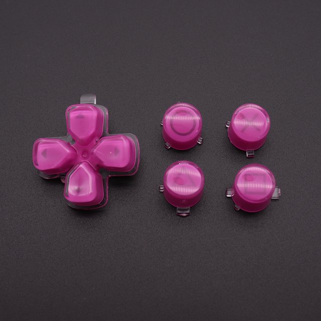 Pour Remplacement de Manette PS5 Dpad & ABXY Boutons Gelée Clé de Déclenchement Pièce de Réparation pour PS5 Manette N5