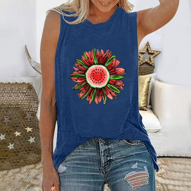 Sunflower spaghetti strap tank top best sale