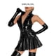 thumbnail image 5 of Minnieouse Vestido ajustado para mujer atractivo del vestido ajustado mojado para mujer elegante y cómodo de la estancia del poliéster Disfraces de disfraces negro, 5 of 6
