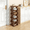tawny, variant on YUCHANG Foldable Shoes Rack,Bamboo Shoes Organizer for Entryway ,Free Standing Rack, 5-Layers ,tawny