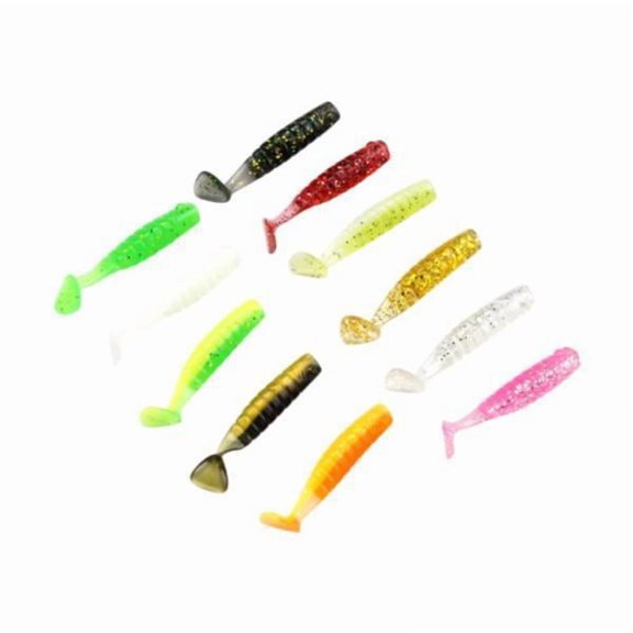 simhoa 2x40x Wave Fishing Lures Fishing Accessories Baits for Lake Freshwater Walleye 2 Pcs