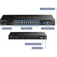 thumbnail image 3 of TRENDnet TI-RG262i, 26-Port Industrial Gigabit L2 Managed Rackmount
Switch, 3 of 7