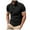Black, variant on FhsagQ Men's Shirts Mens Shirts Tops Comfortsoft Mens 3D Digital Printing Lapel Zipper Short Sleeve Shirt Casual Fashion Shirt Jacket Shirts for Men 4X Mens Shirts Silky Microfiber Tops Black XXL