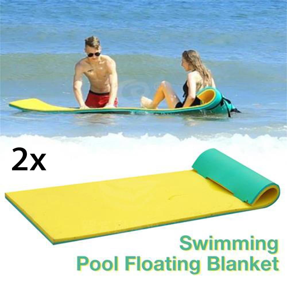 Details about   Pool Float Mat Pad Comfortable Water Sports Mattress Bed Cushion Summer Toy 