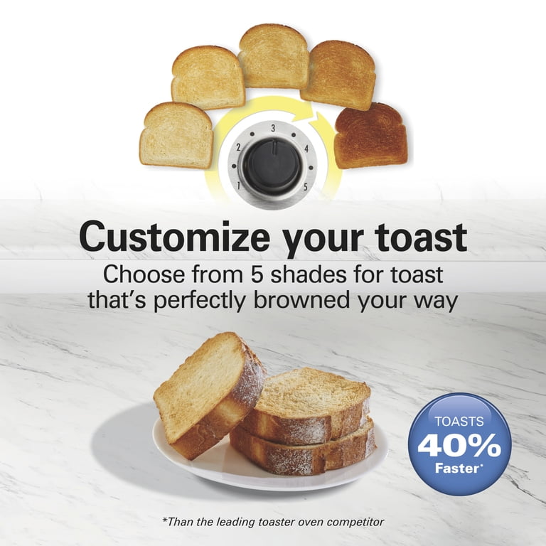 Hamilton Beach Countertop 2-in-1 Stainless Steel Oven & Toaster