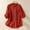Red tops for women 2024, variant on Pimelu Summer Tops for Women 2024 Trendy Casual Tops for Women Summer Soft Cotton Linen Button Down Plus Size Shirts Ladies Solid 3/4 Sleeve Lapel Blouses with Pocket Womens Blouses
