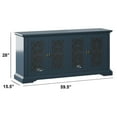 thumbnail image 2 of Twin Star Home Sideboard with Tempered Glass Panels with Tempered Glass Panels in Fontana Blue, 2 of 10