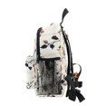 thumbnail image 4 of FORMRS School Backpack with Front Zippered Pocket 12" Student Travel Daypack, Floral Plaid, 4 of 6