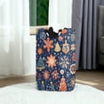 thumbnail image 6 of Yayeee Freestanding Laundry Hamper with Handle Collapsible Large Storage Basket for Clothes, Christmas Splendor, 6 of 7