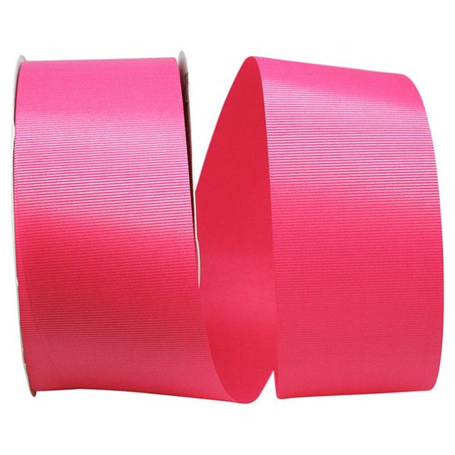 Reliant Ribbon 4600-175-16K 20.25 in. 50 Yards Grosgrain Allure Ribbon, Shocking Pink
