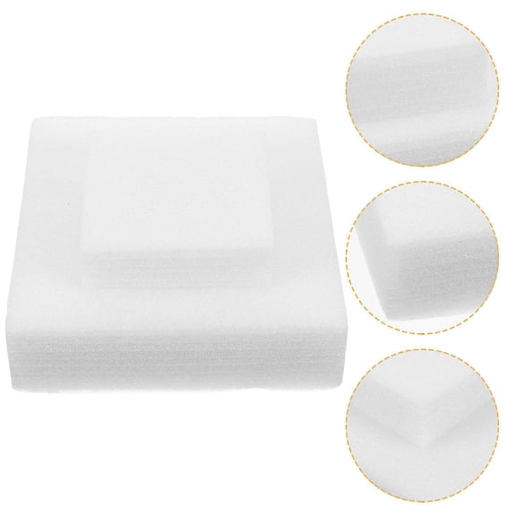 Floral Foam Square Block 18X18X8CM Ideal For Floral Craft Container White 1Pack