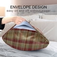 thumbnail image 3 of Ryvnso Satin Pillowcase Retro Checkered-a5 Pillow Cases Standard Size 40x20in, 3 of 6