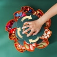 thumbnail image 3 of Cheapark Christmas Rotating Snack Tray - Compact Plastic Fruit Bowl, Multi-Compartment Container for Living Room Dried Fruits & Candies, 3 of 8