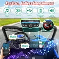 thumbnail image 4 of VIBESPARK 24V 2-Seater XL Ride on Toys with Remote Control for Toddlers, 7AH Battery Powered Ride on Electric Car for Kids w/ Metal Frame, Bluetooth, Bright LED Lights, MP3, Spring Suspension, Blue, 4 of 8