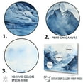 thumbnail image 3 of Designart "Minimalist Glacier In Greenland" Glacier Floater Framed Canvas Prints, 3 of 5