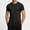 Black, variant on Crewneck T-Shirts for Men Big and Tall Casual Lightweight Tops Sweat Management Solid Tees for Marathon Running
