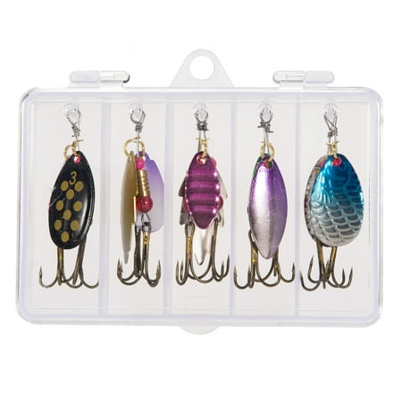 Hard Lures Metal Lures Spinner Set Spinnerbait Metal Lures Set Spinnerbait Havou Lures Rusuo 10pcs Fapao Qisuo 10pcs lures set