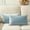 Light Blue, variant on Cterwk Decorative Velvet Throw Pillow Cover Soft Pillow Covers Soild Square Cushion Case for Sofa Bedroom, 12" x 20"