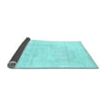 thumbnail image 2 of Ahgly Company Indoor Rectangle Solid Light Blue Modern Area Rugs, 3' x 5', 2 of 4