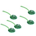 thumbnail image 4 of Cuchara para servir ranurada, 5 piezas Cuchara de hoja verde ranurada de hoja verde Cuchara de cocina Aspecto llamativo, 4 of 12