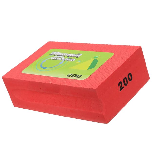 Almohadillas de Diamante para Pulir : Bloques de Pulir para , Mármol Y Hormigón, -3000Grit a Elegir 200 Grit shamjiam Bloque de almohadilla de mano de diamante