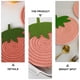 thumbnail image 4 of YSNOOWE 1Ud Posavasos Tejido De En Forma De Fresa Aislante Y Antideslizante Rosa, 4 of 5
