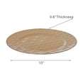 thumbnail image 3 of Assiette de Chargeur Pentagone Or 13 Pouces - Ensemble de 6, 3 of 4