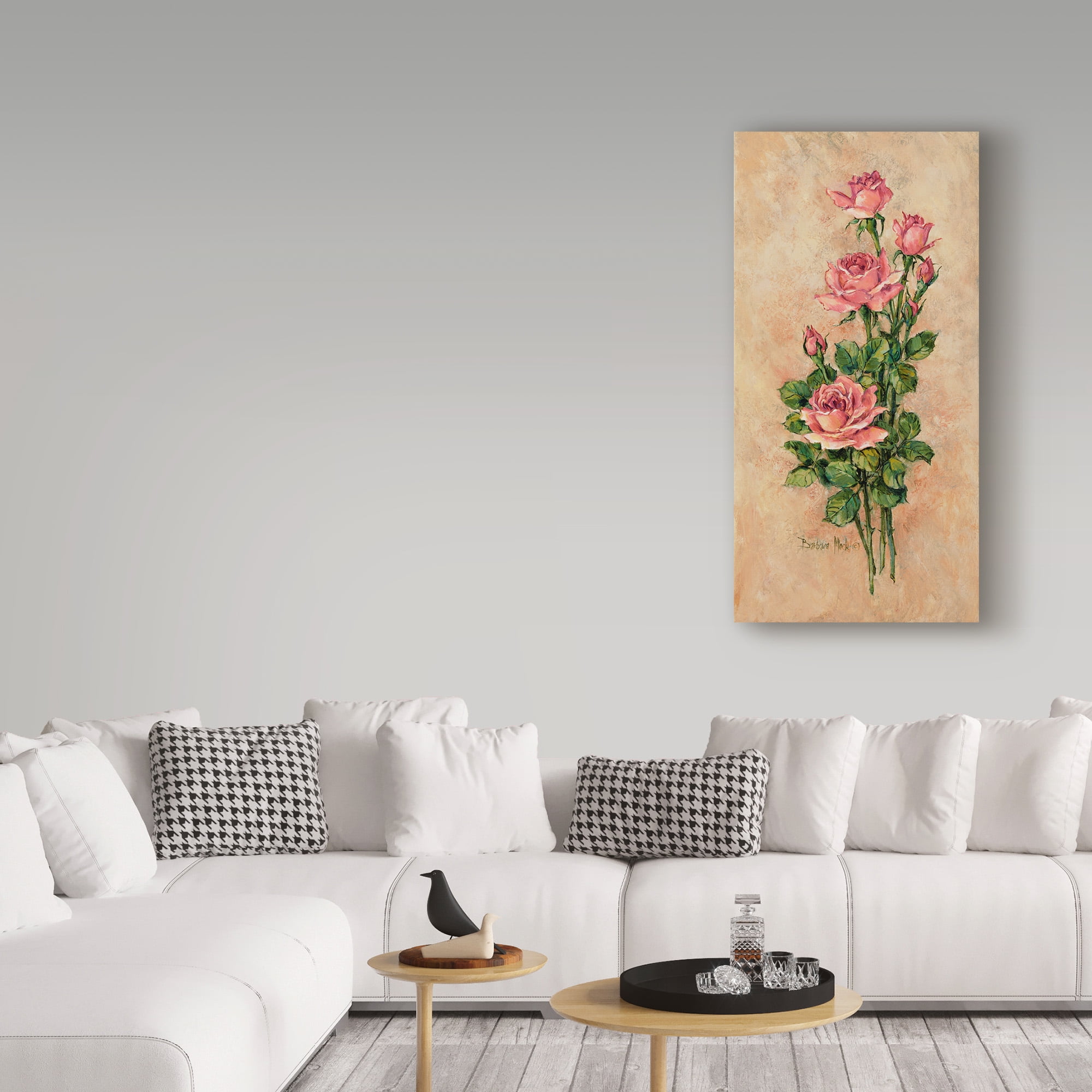 Trademark Fine Art ' Wood Rose' Canvas Art by Barbara Mock